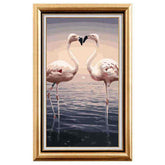 Painting by Numbers Flamingo Heart